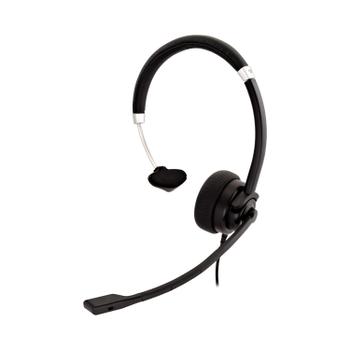 V7 DELUXE MONO HEADSET W/MIC VOL CTRL 1.8M 3.5MM BLK ACCS (HA401)