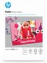 HP Matte FSC Photo Paper 4x6 25 sheets