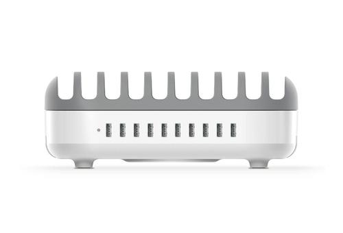 COMPULOCKS 10 Port USB Charg Dock station WHT UK (10PUSBDKS-UK)