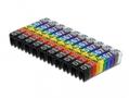 DELOCK Cable Marker Clips 0-9 assorted colours 100 pieces (18304)