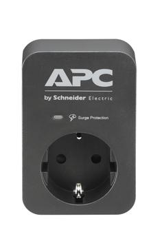 APC ESSENTIAL SURGEARREST 1 OUTLET BLACK 230V GERMANY ACCS (PME1WB-GR)