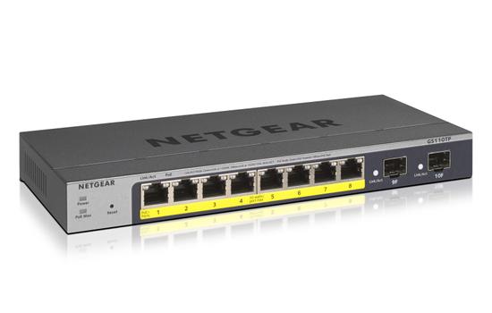 NETGEAR 10P. GB SMART MGD PRO SWITCH WITH POE CPNT (GS110TP-300EUS)