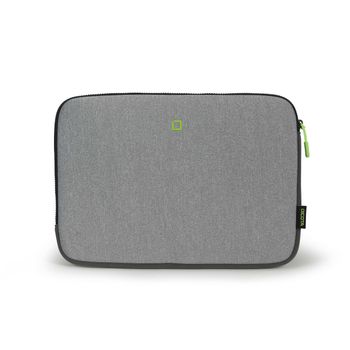 DICOTA A Skin FLOW - Notebook sleeve - 13" - 14.1" - grey, green (D31744)