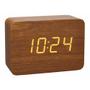 TFA-DOSTMANN 60.2549.08 alarm clock Digital alarm clock Brown