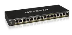 NETGEAR Switch, GS316PP 16PT GE Unmanaged Switch HI-PWR PoE/PoE+