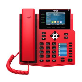 FANVIL Ip Phone Black, Red 16 Lines  (X5U-R)