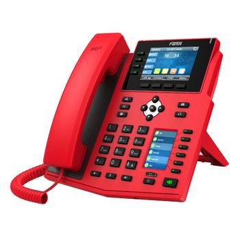 FANVIL Ip Phone Black, Red 16 Lines  (X5U-R)