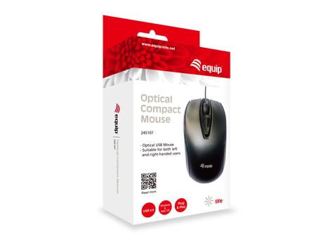 EQUIP Mouse Ambidextrous Usb Type-A (245107)