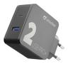 CELLULAR LINE CHARGER 2 PORT 18WQC + 18WPD BLACK