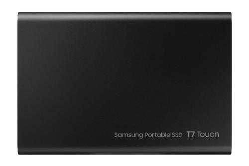 SAMSUNG Portable SSD T7 Touch 1TB extern USB 3.2 Gen.2 black metallic (MU-PC1T0K/WW)