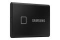 SAMSUNG 2TB T7 Touch USB C Black External Solid State Drive (MU-PC2T0K/WW)