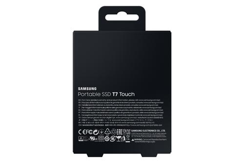 SAMSUNG T7 Touch 1TB Sølv SSD (MU-PC1T0S/WW)