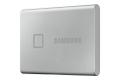 SAMSUNG 1TB T7 Touch USB C Silver NVMe External Solid State Drive (MU-PC1T0S/WW)