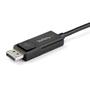 STARTECH 6.6 FT. USB C TO DISPLAYPORT 1.4 CABLE-BIDIRECTIONAL-8K 30HZ (CDP2DP142MBD)