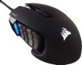 CORSAIR Gaming Scimitar Elite RGB Svart usb, 17 programmerbara knappar, 18000dpi, PMW3391 optisk sensor, Key Slider