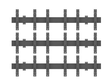 MULTIBRACKETS M Wallmount Pro MBW3x3UP Push In Pop Out Black (7350073735051)