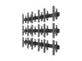 MULTIBRACKETS M Wallmount Pro MBW3x3UP Push In Pop Out Black (7350073735051)