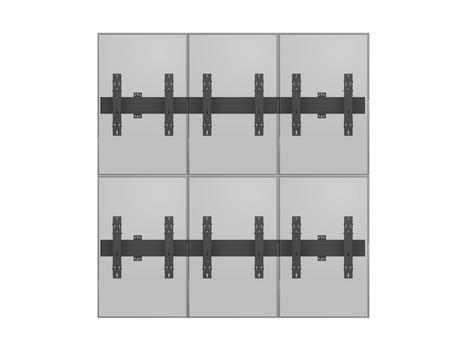 MULTIBRACKETS M Wallmount Pro MBW3x2UP Black (7350073735044)