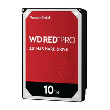 WESTERN DIGITAL WD Red Pro NAS Hard Drive WD102KFBX - Hard drive - 10 TB - internal - 3.5" - SATA 6Gb/s - 7200 rpm - buffer: 256 MB (WD102KFBX)