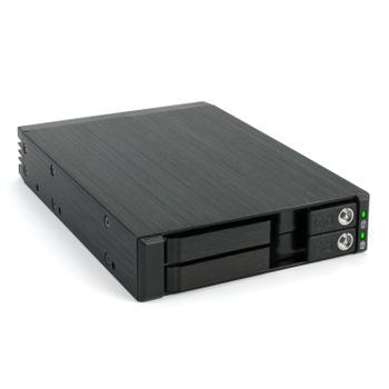 FANTEC MR-25DUAL 2x2,5"" SATA SSD and HDD removable rake (2512)