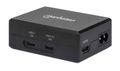 MANHATTAN Smart Video Power Delivery Charging Hub, Multiport Dock with One HDMI Port, One USB-C Power Delivery Port up to 45 W, One USB-C Port up to 5 V/1 A, Two USB 3.2 Gen 1 Type-A Ports, Black