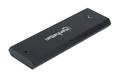 MANHATTAN M.2 NVMe SSD Enclosure,  USB 3.2 Gen 2, USB-C Female Connection,  UASP-compliant,  Aluminum, Black (130530)