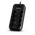 CYBERPOWER Surge Protector Black 8 Ac 
