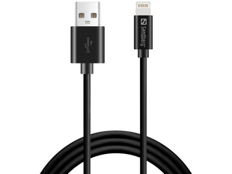 SANDBERG USB>Lightning MFI 1m Black (441-39)