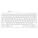 R-GO Tools Compact Keyboard, (BE), white (RGOECBEW)