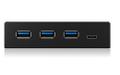 ICY BOX 4x Port USB 3.0 Hub (3x USB 3.0, 1x USB Type-C), frontpanel 3.5'' (IB-HUB1418-I3)