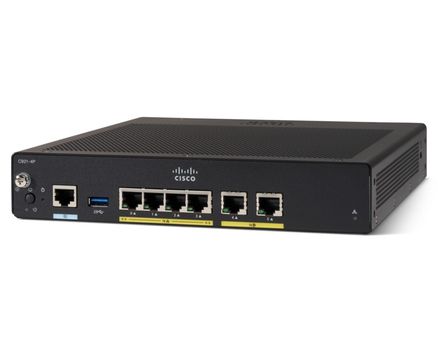 CISCO 927 VDSL2 ADSL2+ over POTs and 1GE SFP Sec Router (C927-4P)