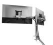 DURABLE Monitorhalterung für 2 Monitore Tischklemme Silber (508523)