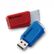 VERBATIM Store N Click USB 3.0 2x 32GB Red & Blue