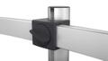 DURABLE Monitorhalterung für 2 Monitore Tischklemme Silber (508523)