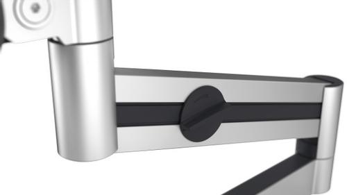 DURABLE Monitorhalterung m Arm 1 Monitor Tischdurchf Silber (508423)