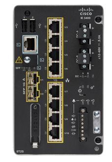 CISCO Catalyst IE3400 Rugged Series Modular System NE (IE-3400-8T2S-E)