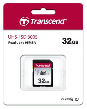 TRANSCEND SDHC UHS-1 32GB 3D NAND (TS32GSDC300S)