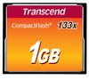 TRANSCEND COMPACT FLASH CARD 1GB 133X SPEED MEM (TS1GCF133)
