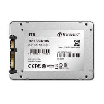 TRANSCEND 1TB 2.5inch SSD230S SATA3 3D TLC Aluminum case (TS1TSSD230S)
