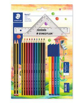 STAEDTLER Fargesett STAEDTLER m/linjal (61 SET42)
