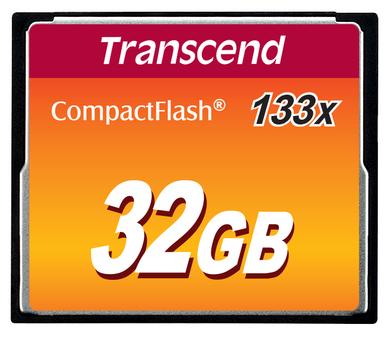 TRANSCEND 32GB Compact Flash Card (133X) MLC (Alt. TS32GCF133) (TS32GCF133 $DEL)