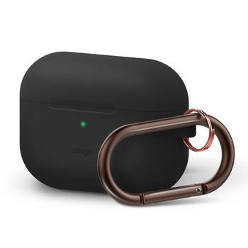 ELAGO Etui for Airpod Pro med Hengekrok Svart (EAPPOR-HANG-BK)