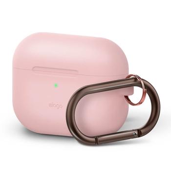 ELAGO Etui for Airpod Pro med Hengekrok Rosa (EAPPOR-HANG-PK)