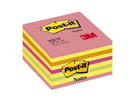 POST-IT Notatkube POST-IT 76x76 ass farger (FT510093204)