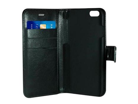 RADICOVER StrÃ¥lingsbeskyttelse Lommebok PU iPhone 6/7/8/SE Flipcover Svart (RAD097)