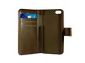 RADICOVER Strålningsbeskyttelse Wallet PU iPhone 5/5S/SE Flipcover Brun
