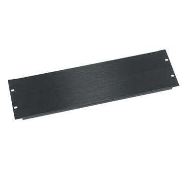 MIDDLEATLANTIC 3 RU Blank Rack Panel | Aluminum | Flanged | BL3 | Black | Non-stock Item (BL3)
