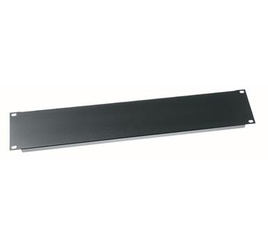 MIDDLEATLANTIC 2 RU Blank Rack Panel | Aluminum | Flanged | PBL-2 | Black | Non-stock Item (PBL2)