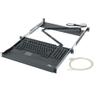 MIDDLEATLANTIC 1 RU Keyboard Sliding Shelf | With Keyboard | Svart | BestÃ¤llningsvara