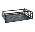 MIDDLEATLANTIC Rackshelf | Clamping, Knockdown, 3RU | Black | Non-stock Item